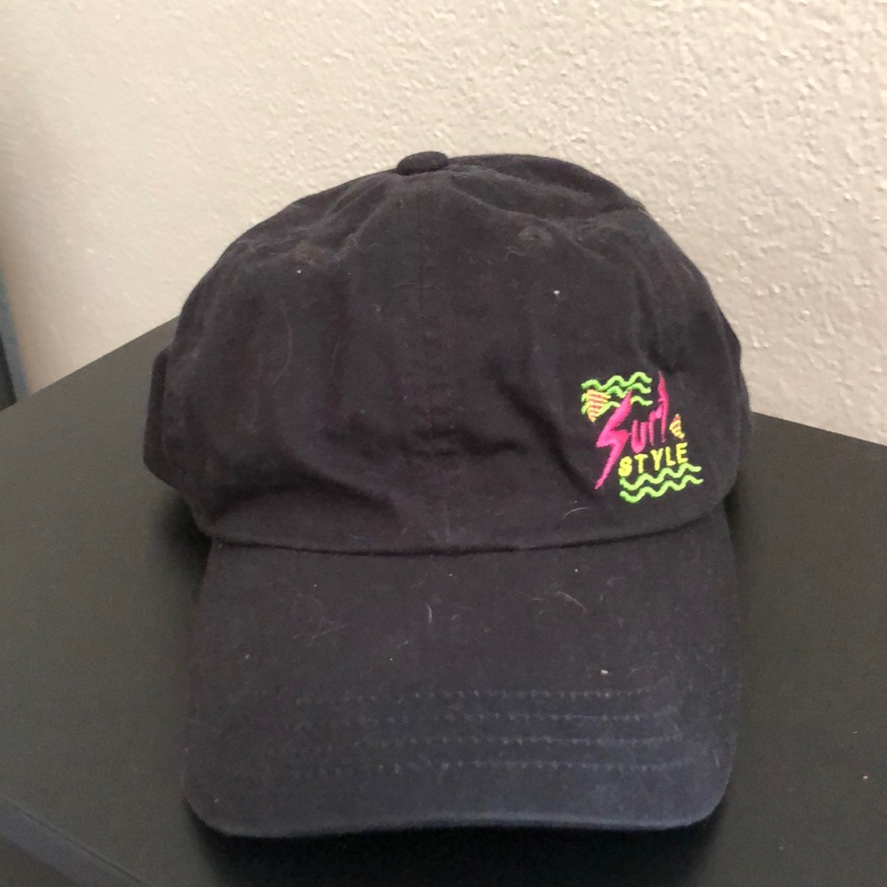 Surf Style Hat Black Surfer Streetwear